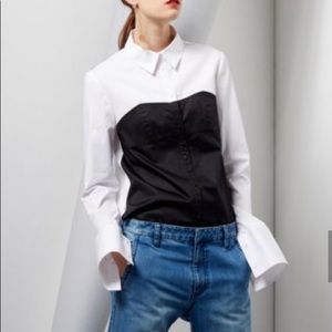 Tibi bustier shirt NWT